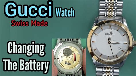 fix battery of vintage gucci watch|Gucci Watch Repair, Restorations, Crystal, and Battery .